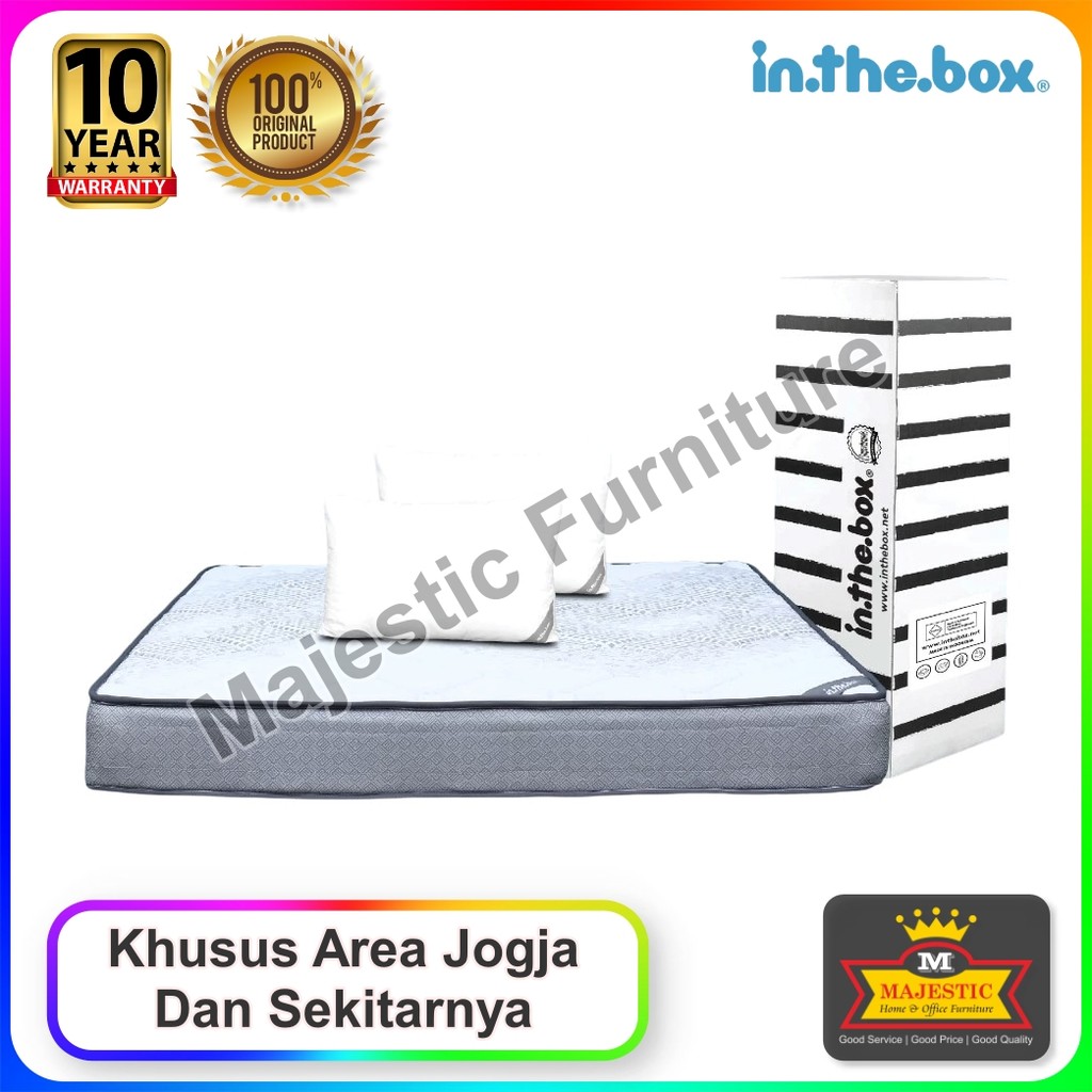 Kasur/Matras Spring Bed inthebox Alpha X - 90/100/120/140/160/180/200 - Jogja (Tebal 21 cm, Garansi