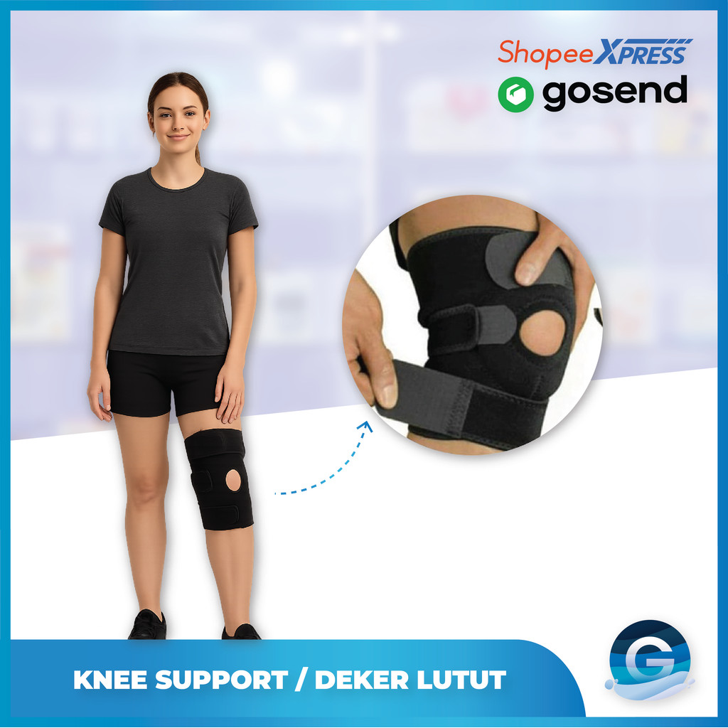 Alat Deker Lutut knee support pelindung lutut deker lari
