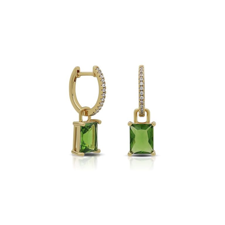 Anting Emas Peridot -Peridot Gold Earrings