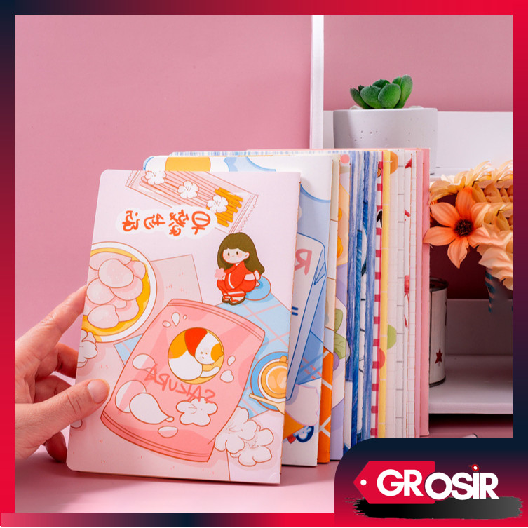 

Grosir - S6088 Buku Tulis Aesthetic / Notebook Karakter Lucu / Buku Catatan Sekolah / Buku Tulis Kertas / Mini Notebook Design Imut