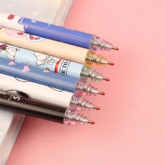 

Pulpen Gel Motif Snoopy Pulpen Pelajar Dan Kantor Pena Lucu Puppy Snoopy Press Gel Pen 595