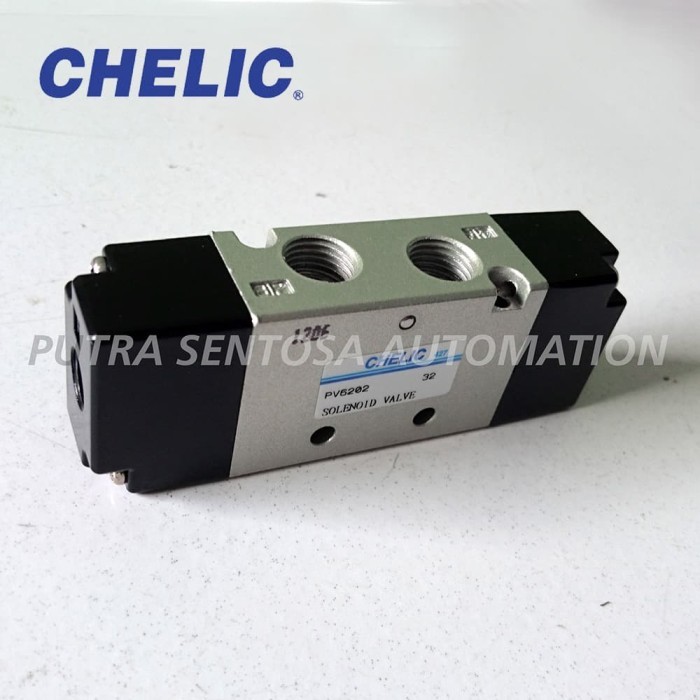 5/2 DOUBLE AIR PILOT VALVE 1/4" CHELIC PV-6202