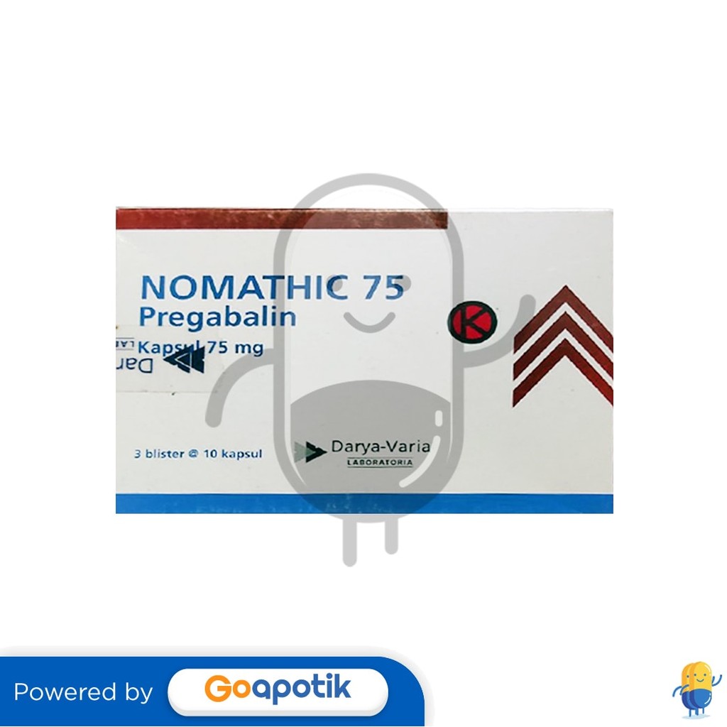 Nomathic 75 Mg Box 30 Kapsul
