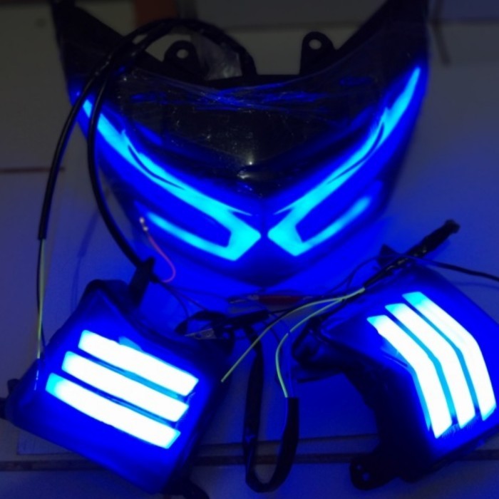 Paket Lampu Stop Sein Led Nmax / Lampu Stop Lampu Sein Nmax LED Paket