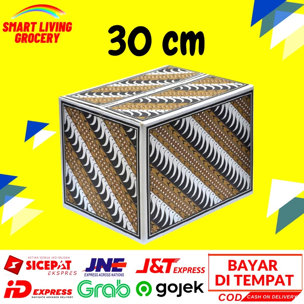 

KARDUS PACKAGING KEMASAN PARCEL LEBARAN IDUL FITRI PACKAGING KARDUS BATIK CANTIK RAPI TEBAL BESAR 30 CM