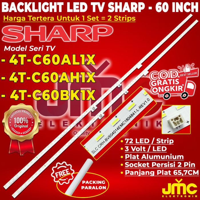 DK23 Backlight Tv Sharp 4T-C60AL1X 4T-C60AH1X 4TC60AL1X 4TC60AH1X 60inc