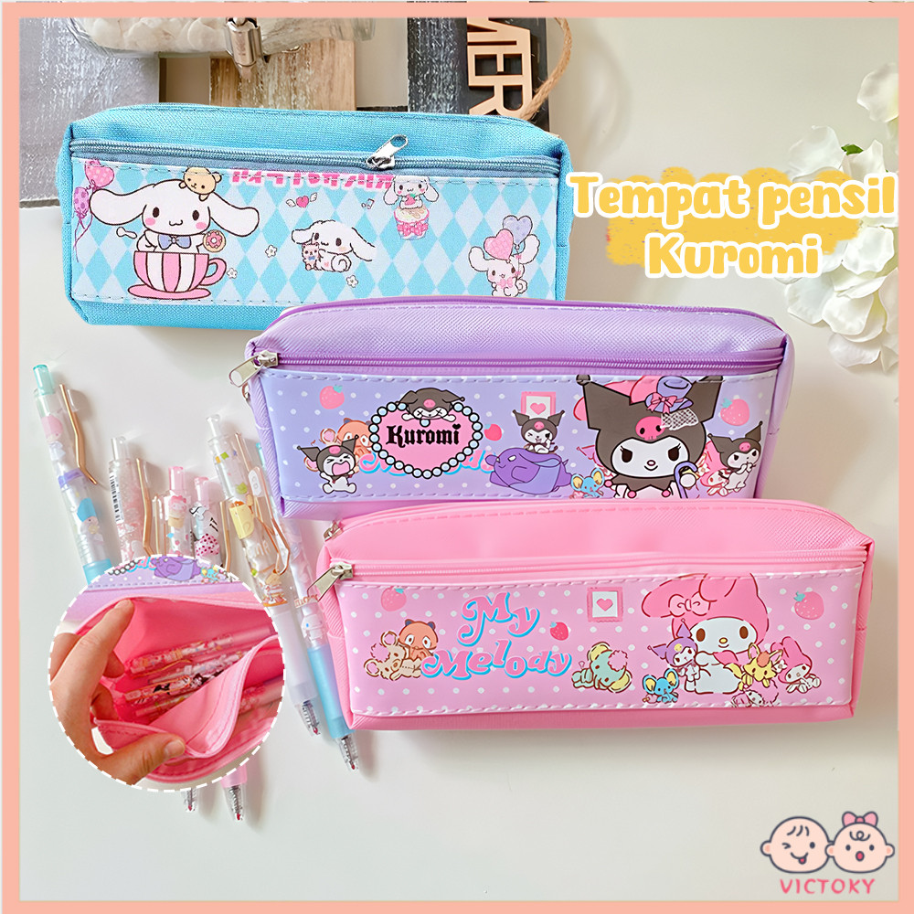 

Victoky Tas Pensil Kapasitas Besar Tempat Kotak Pensil Anak Alat Tulis Sekolah