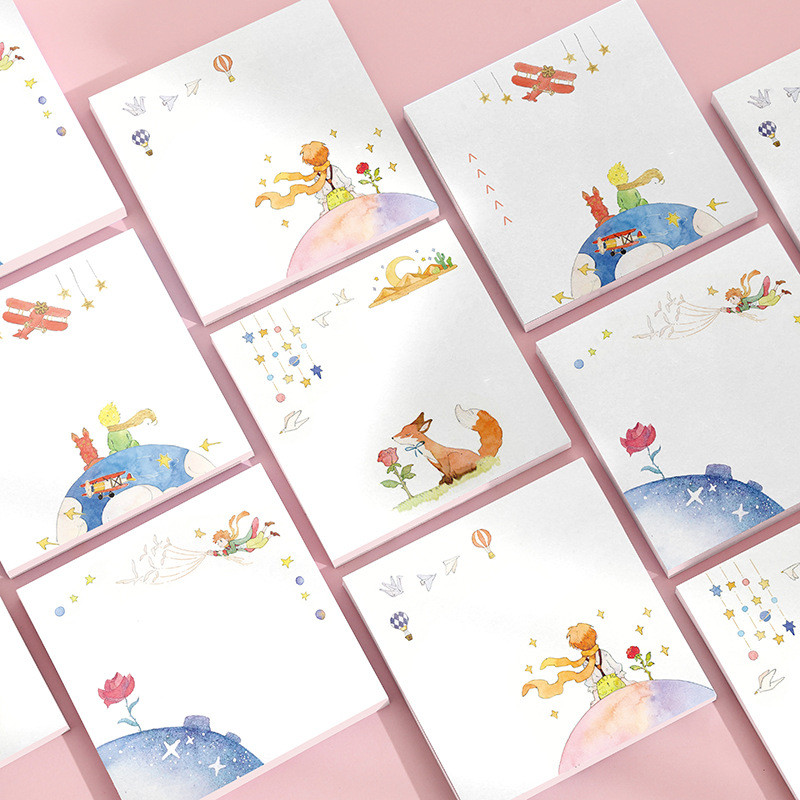 

24 pcs/lot Kawaii Little Prince Memo Pad Sticky Note Cute N Times Stationery Label Notepad Post Office School Supplies
