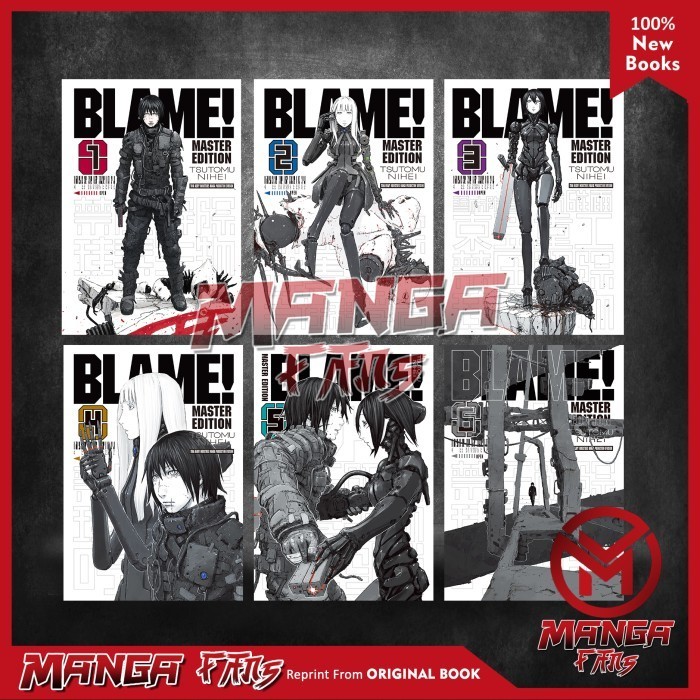 Komik Manga: BLAME Master Edition vol 1-6 by Tsutomu Nihei