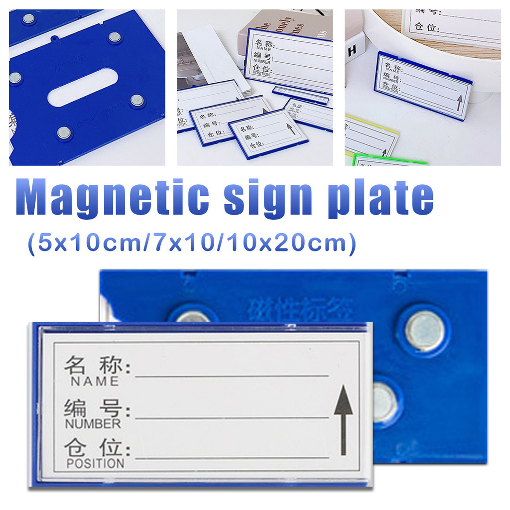 

Magnet Nametag Akrilik Berkualitas Tempat Price Rail Holder Harga Rak Magnetik Price Tag Label