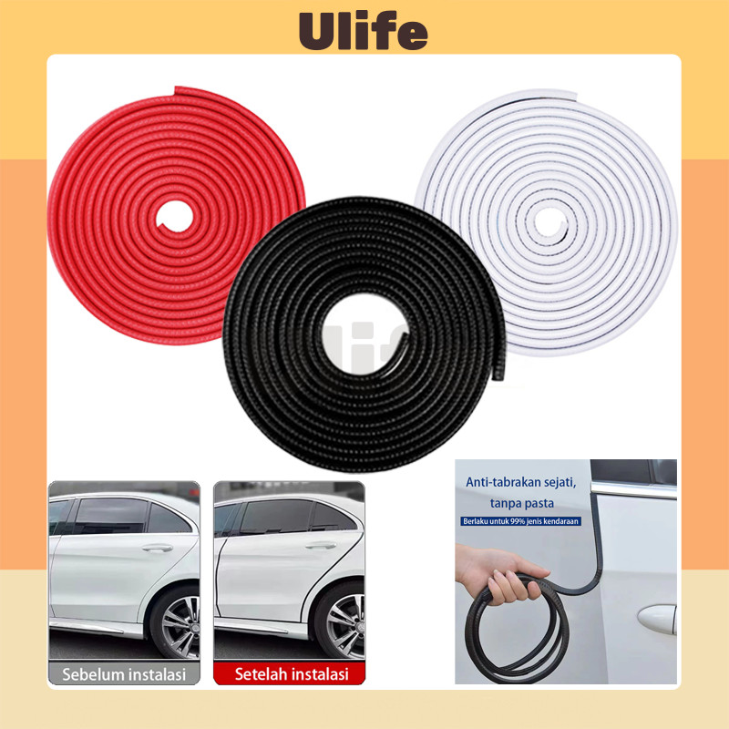 【10M】Karet Pintu Mobil Karet Peredam Pintu Mobil Karet Pelindung Pintu Mobil Lis Pintu