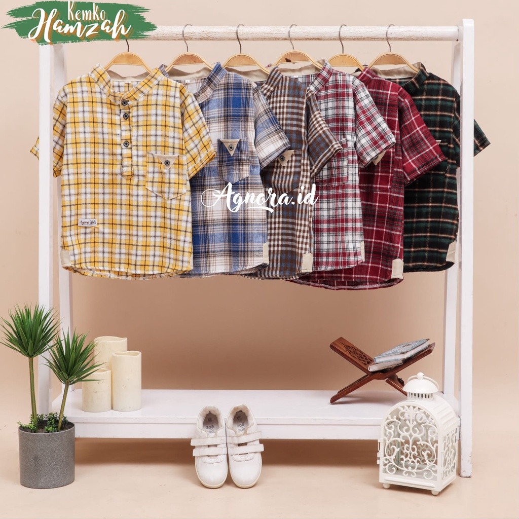 KEMKO HAMZAH FASHION PAKAIAN MUSLIM KURTA ANAK LAKI LAKI12345678910TH