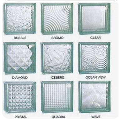 GLASS BLOCK GLASBLOK LOSTER ROSTER KACA