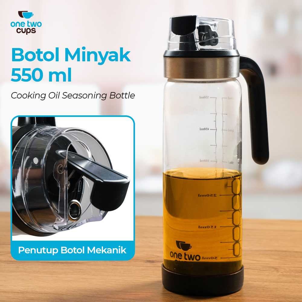 

One Two Cups AN RUI Botol Minyak Cooking Oil Seasoning Bottle 550ml - YH-033