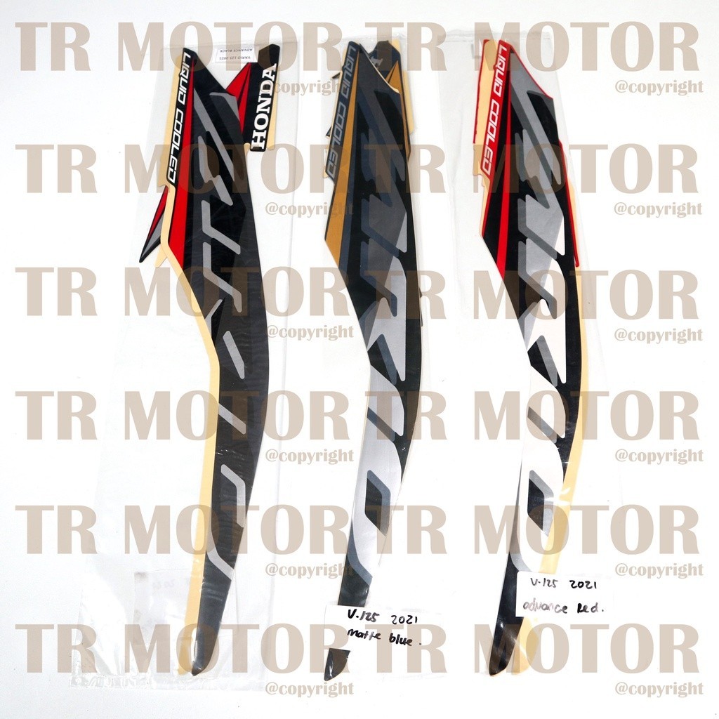 COD - Stiker Motor Vario 125 2021 Sticker Striping Full Set Body Motor