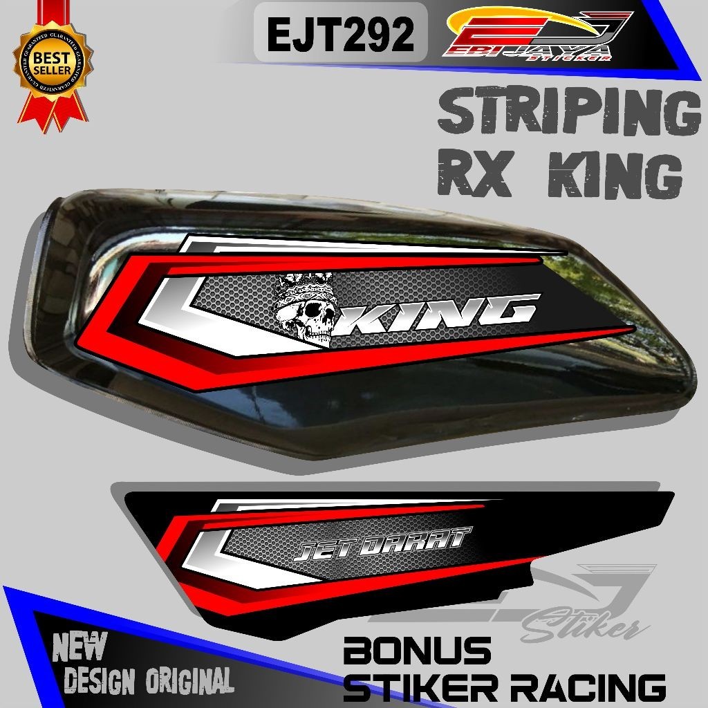 STRIPING RX KING KOBRA SPECIAL-DECAL STIKER MOTOR RX KING CUSTOM KOBRA TERMURAH BERKUALITAS