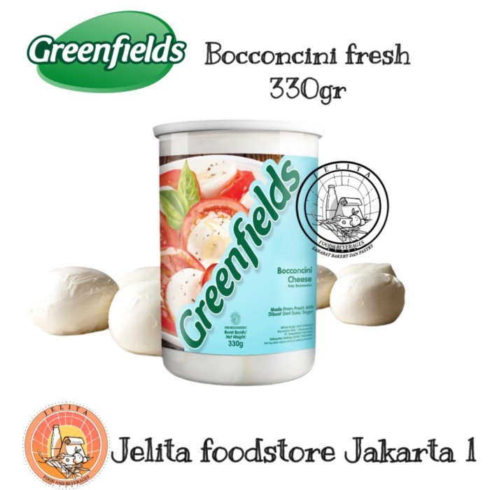 

Greenfields Bocconcini Tub 10x33gr -330gr keju bocconcini