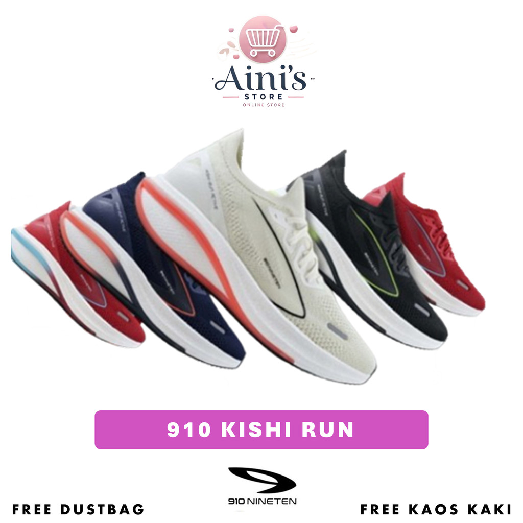 Sepatu Running 910 Kishi Run Active Original Sepatu Olahraga Lari Pria Wanita 910 Original