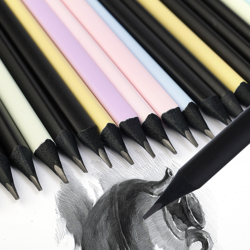 

Black Wooden HB 2B Sketch Pencil Kit For Drawing Painting Writing Wood Lead Pens Multifunction Student Stationary Supplies