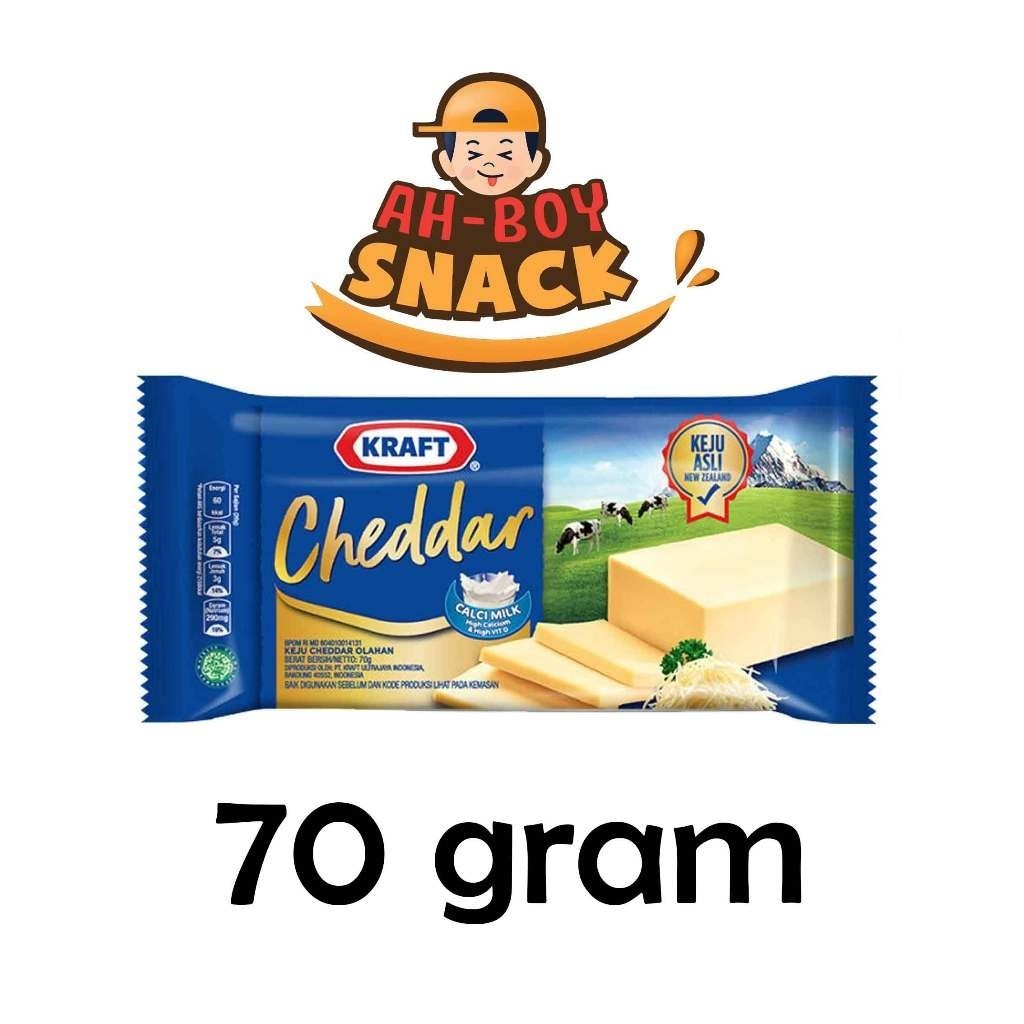 KEJU KRAFT CHEDDAR 70 GRAM - KEJU KRAFT CHEDDAR