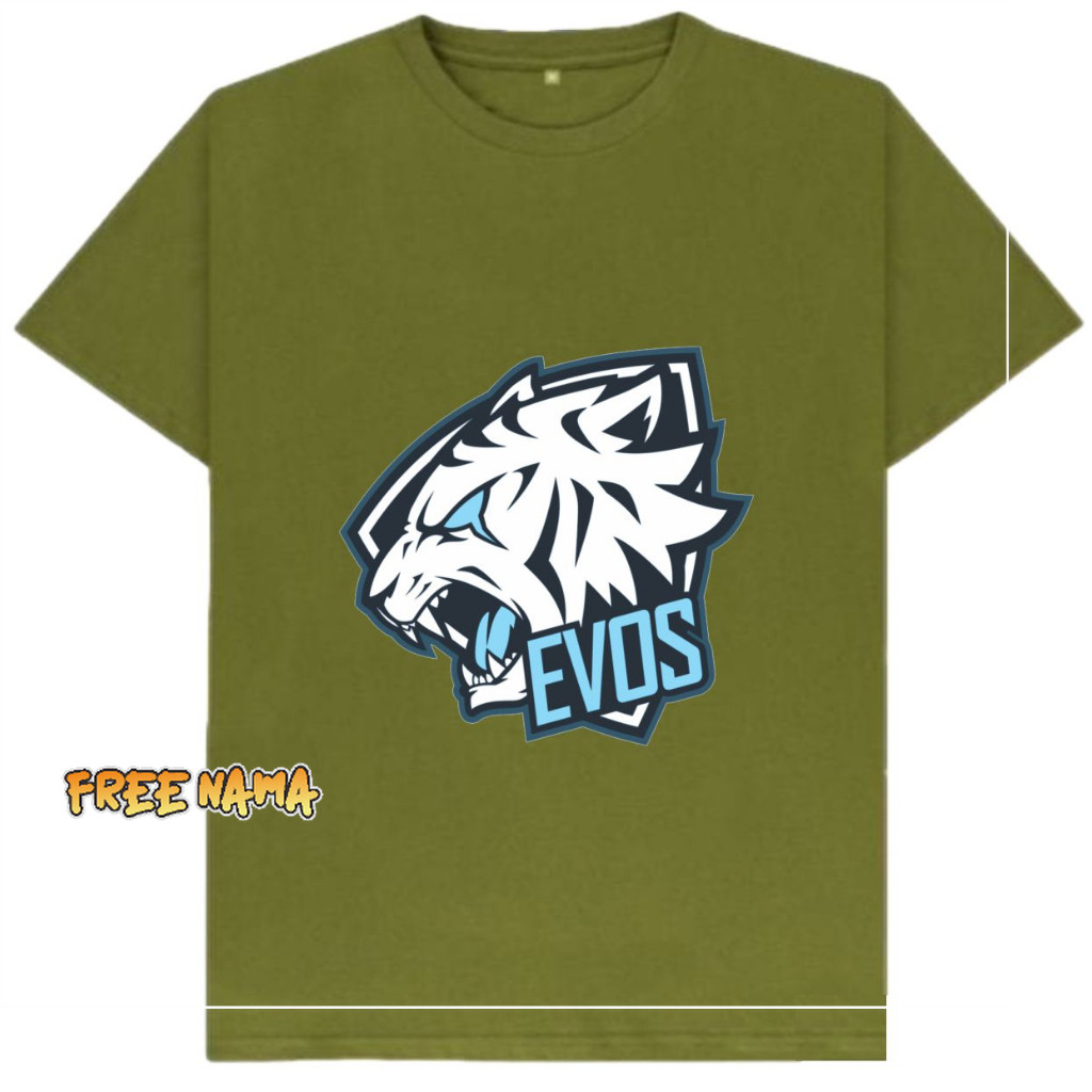 Baju Kaos Anak Evos Payday Laki Laki dan Perempuan Usia1-10 Tahun Warna H-Army