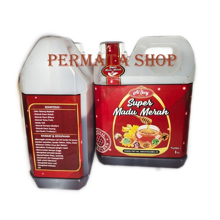 

Paket Super Madu Merah Akar bajakah Nett 2kg ( Asli & Murni mix Herb )