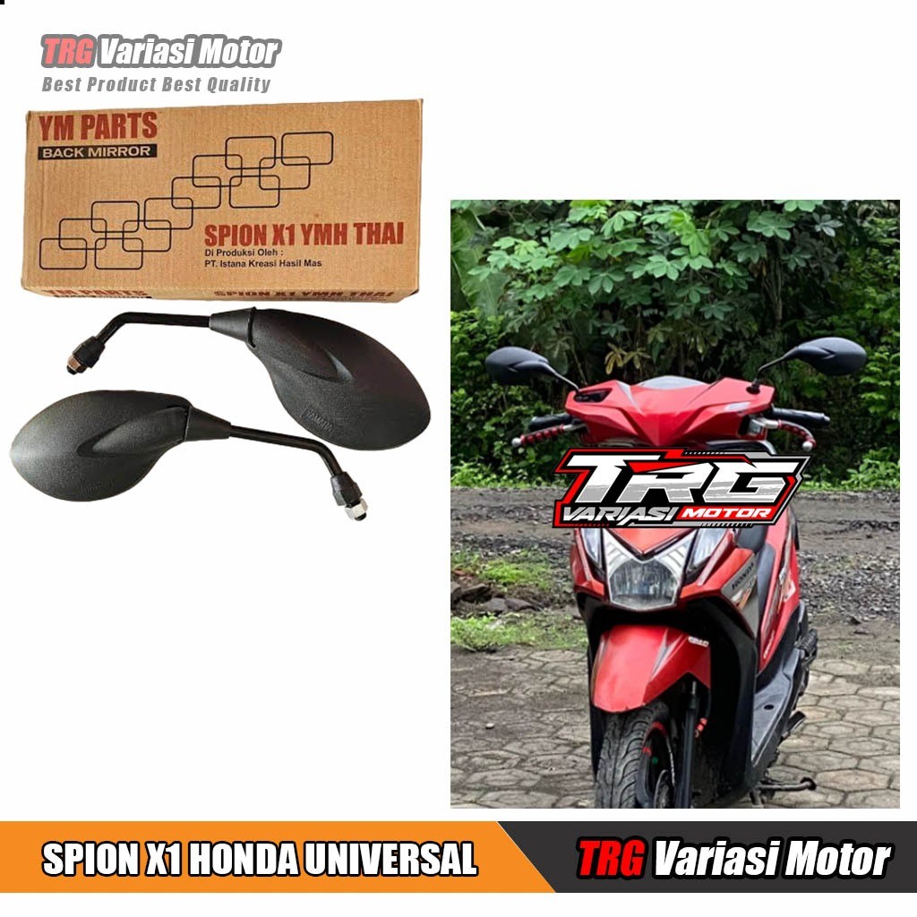 Spion X1 Spion X1 Honda Spion 125Z Honda Thai Look Gagang Hitam Universal Honda