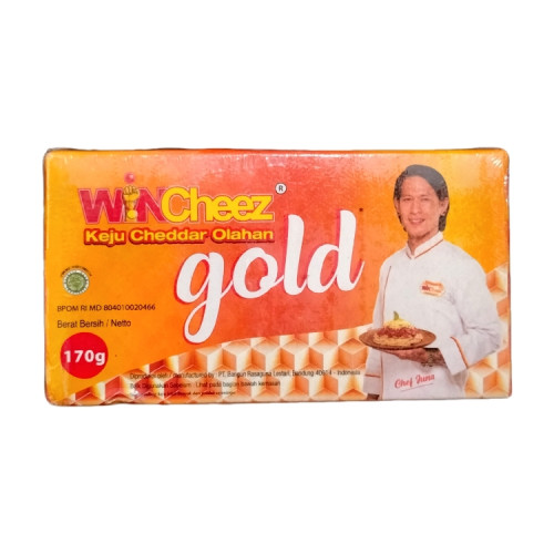 

Wincheez Keju Cheddar Olahan Gold 170g | Keju Leleh Masak & Oles | Rasa Gurih Creamy