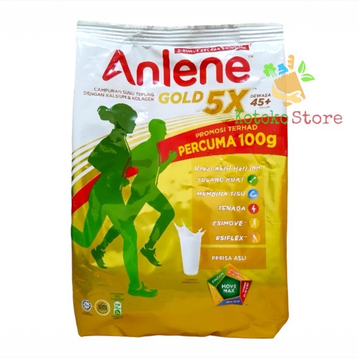 

[[Promo]]BEST SELLER Susu Anlene Gold Plus Malaysia [Dewasa 45+] 1kg