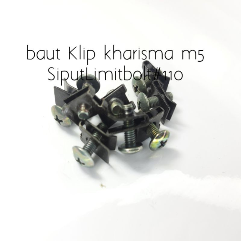 baut body klip karisma m5 ori