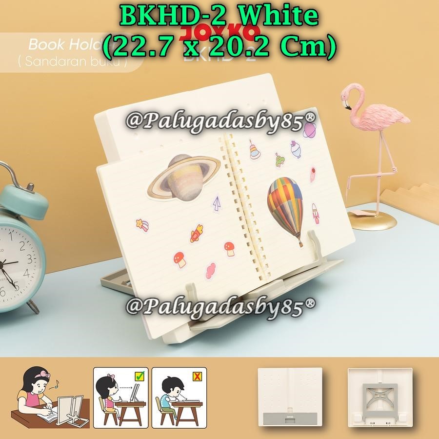 

(1 Biji) GROSIR Book Holder JOYKO BKHD-2 Putih / Sandaran Buku Book Holder Joyko BKHD-2 White