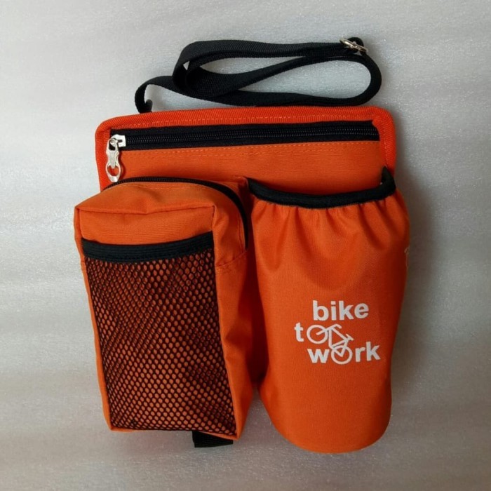 TAS SEPEDA LIPAT/TAS SELI/TAS SELEMPANG - Orange