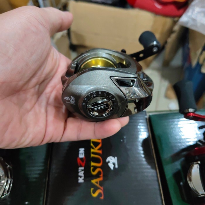 Reel bc kaizen shinobi sasuke kaguya reel baitcasting left
