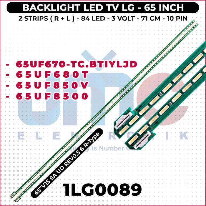 CT99 Led Backlight Tv LG 65UF670T-TC.BTIYLJD 65UF680T 65UF850V 65UF8500 65UF670T Lampu bl strip 65 i