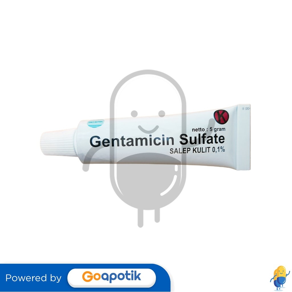 Gentamicin Sulfate Erela 0.1% Salep 5 Gram Tube