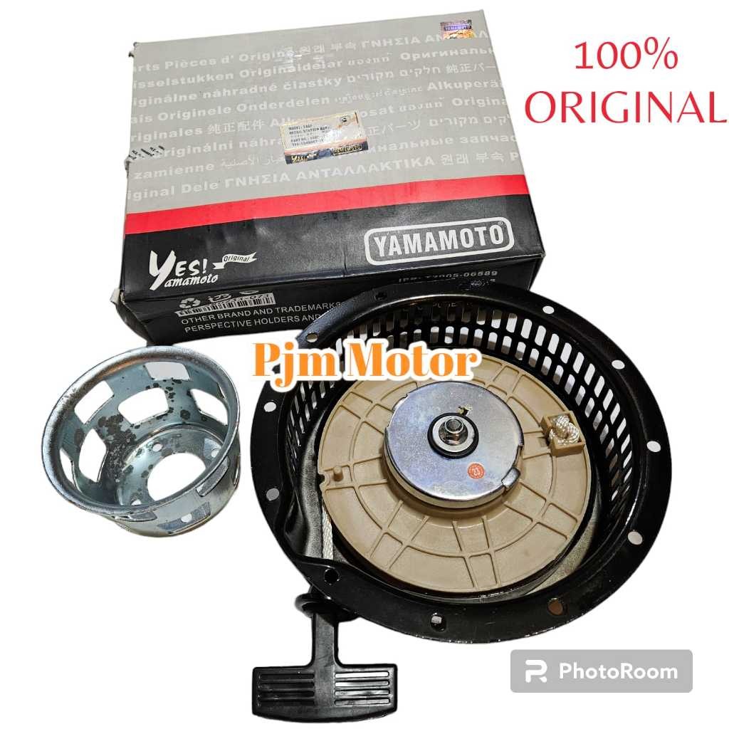 

186 Recoil starter tarikan kap engkol starter mesin pengerak dan genset 186fa kde6700 merek yamamoto original amplas