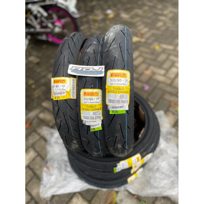 BAN PIRELLI DIABLO ROSSO CORSA 2 90/80 100/80 ring 17 ban pirelli corsa II ring 17