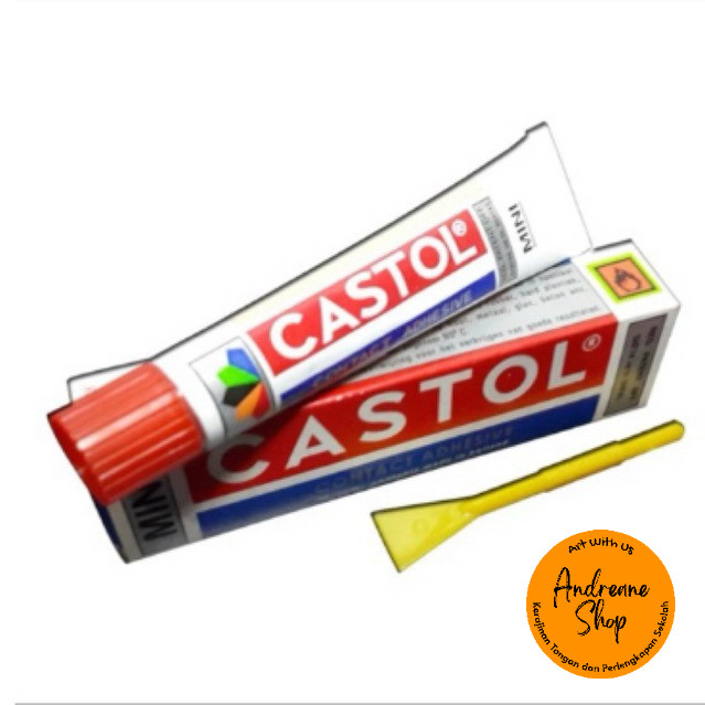 

Lem Castol Contact Adhesive Mini Tube 14 cc – Lem Kuning Serba Guna Daya Rekat Ekstra Kuat
