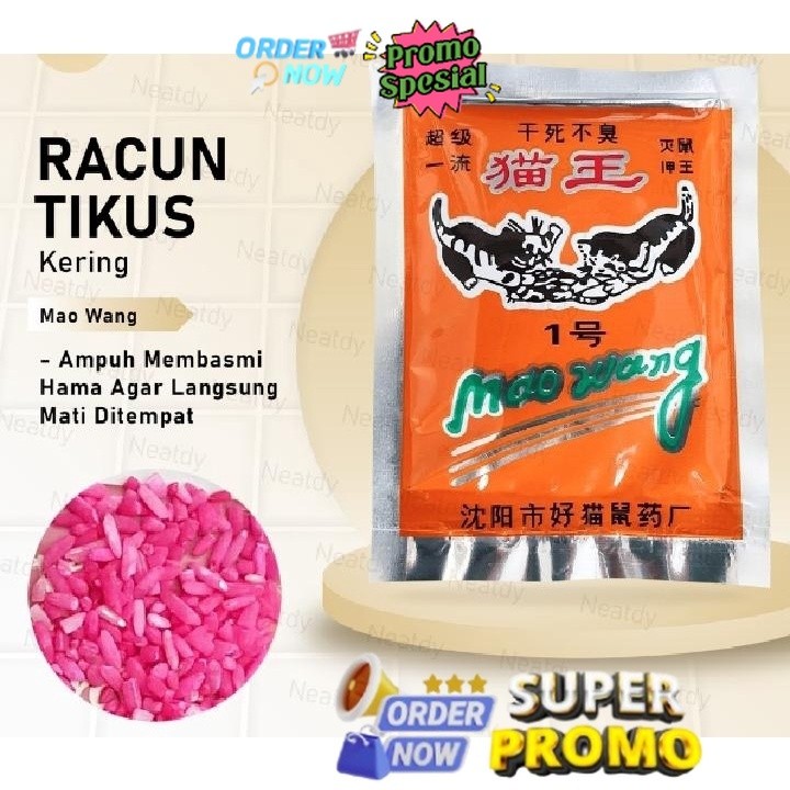 Bisa Cod Racun Tikus Mao Wang Original Obat Pembasmi Racun Tikus Ampuh Mati Kering Tidak Bau Racun T