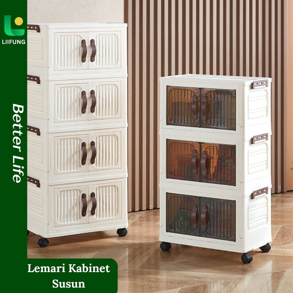 {PENGIRIMAN 24 JAM} Lemari Plastik Susun, Kabinet Plastik Susun, Loker Plastik, Lemari Kabinet