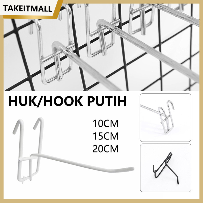 Cantolan Ram Kawat Putih 10-20cm/Cantolan Ram Kawat Putih Pajangan Aksesoris