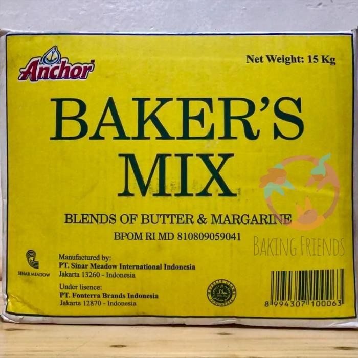 

[[PROMO]] MURAH ! ANCHOR BAKER'S MIX BUTTER & MARGARINE REPACK 1KG