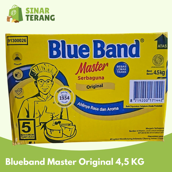

[[PROMO]] Blueband Master Original 4.5 KG bukan 5kg margarine JNE/ REX/NINJA - 1 box