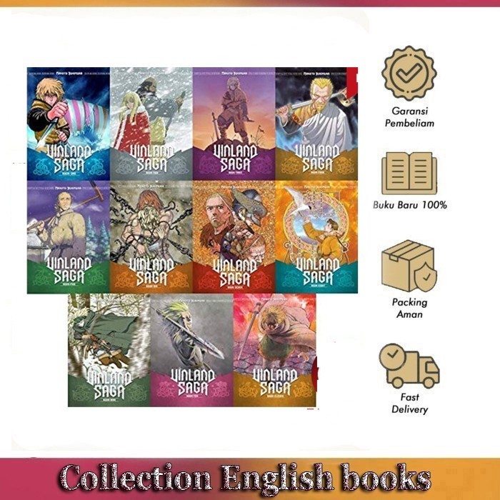 Komik Manga: Vinland Saga Volume 1-13 Complete Manga