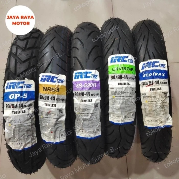 Ban Tubeles IRC 90/90 Ring 14 Motor - Ecotrax