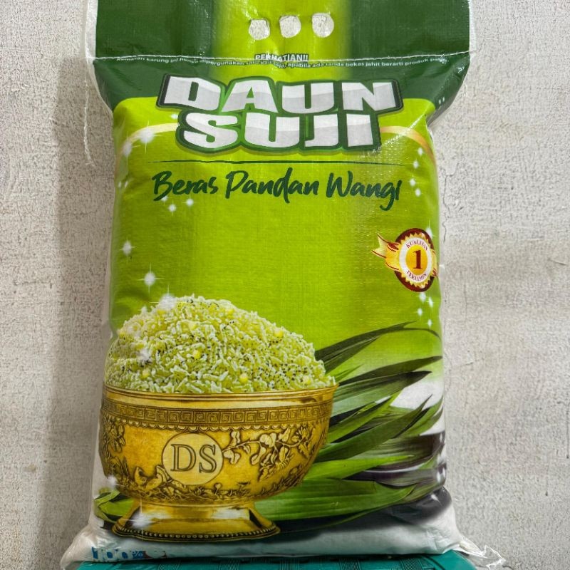 

Beras Daun Suji Wangi Pandan 5 LITER