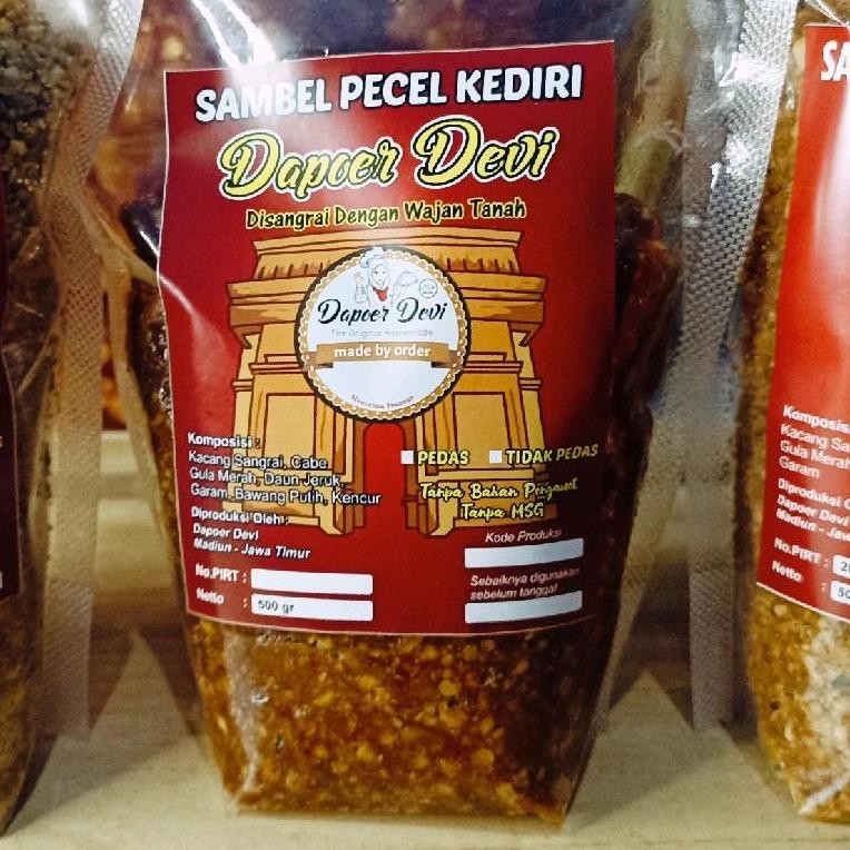 

500 gram Sambel Pecel Kediri Dapoer Devi / Sambal Kacang khas Kediri / Bumbu Pecel / Sambal Pecel