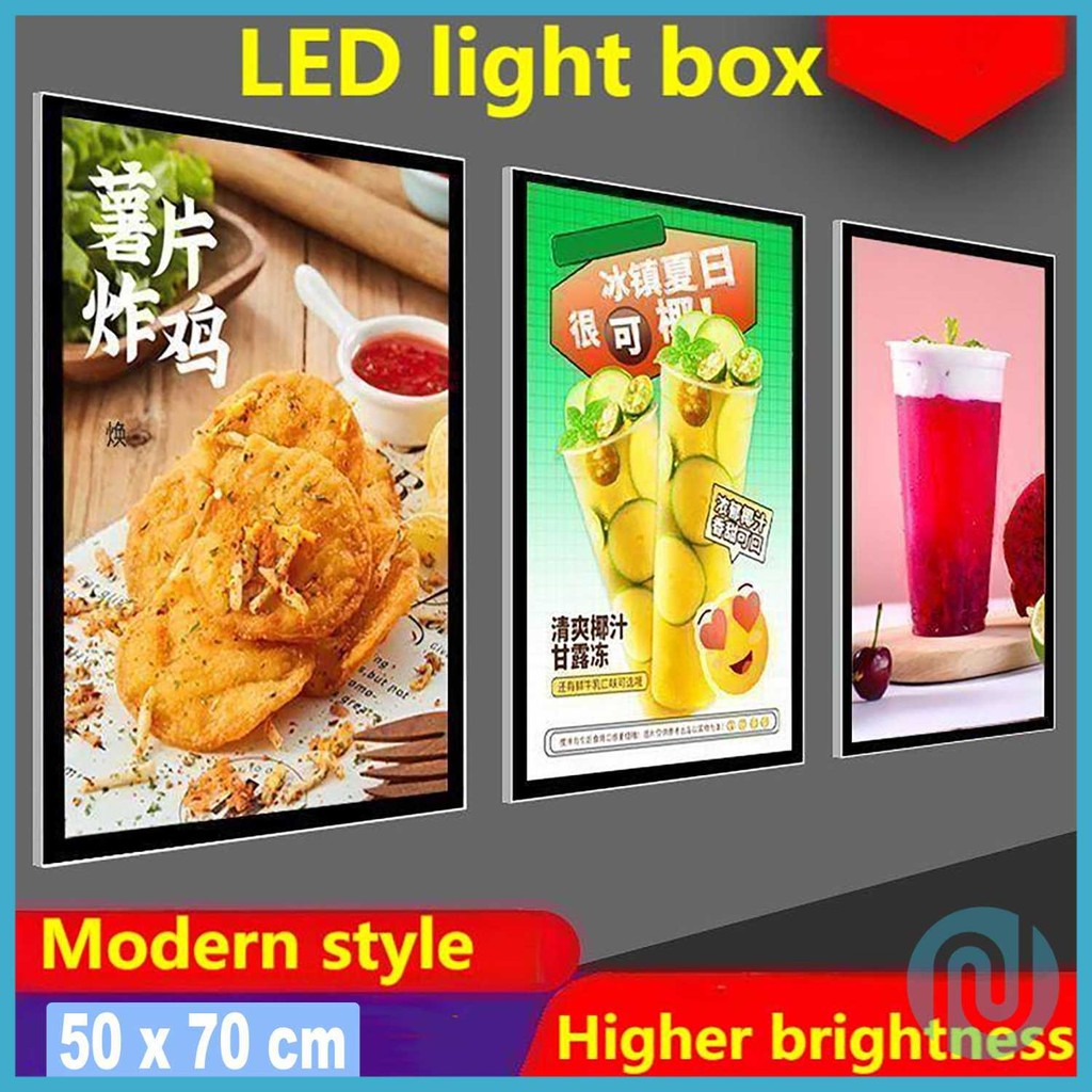 

Display Frame LED Magnetik Poster Akrilik