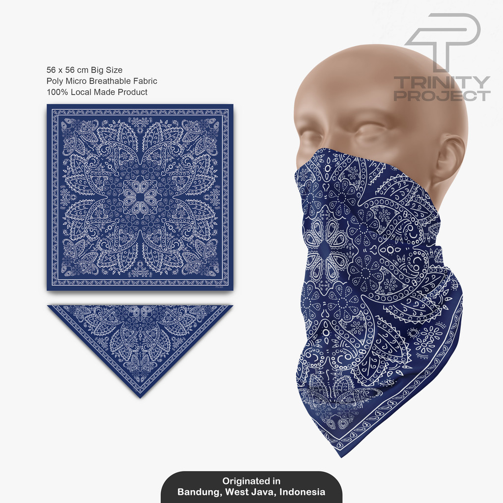 Paisley 301 - Bandana /Paisley Scarf /Headband /Bandana Slayer Unisex /Skena Aksesoris Outfit Murah 