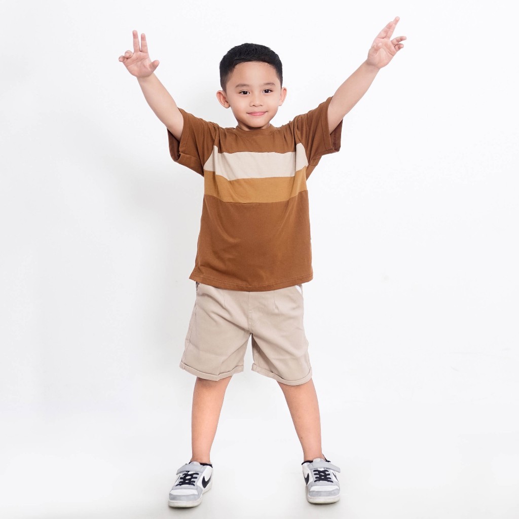 T-Shirt Oversize Caramel Earth Layer